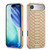 iPhone Air Fierre Shann Python Texture Electroplating PU Phone Case - White