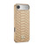 iPhone Air Fierre Shann Python Texture Electroplating PU Phone Case - White