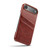 iPhone Air Fierre Shann Retro Oil Wax Texture Card Slots PU Leather Phone Case - Brown