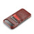 iPhone Air Fierre Shann Retro Oil Wax Texture Card Slots PU Leather Phone Case - Brown