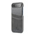 iPhone Air Fierre Shann Retro Oil Wax Texture Card Slots PU Leather Phone Case - Grey