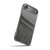 iPhone Air Fierre Shann Retro Oil Wax Texture Card Slots PU Leather Phone Case - Grey