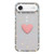 iPhone Air Flash Rhinestone Double-sided IMD Love Heart Phone Case - Glitter Transparent