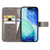 iPhone Air Four-leaf Clasp Embossed Buckle Leather Phone Case - Gray