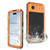 iPhone Air Four-proof Metal Hybrid Silicone Phone Case - Orange