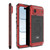 iPhone Air Four-proof Metal Hybrid Silicone Phone Case - Red