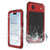 iPhone Air Four-proof Metal Hybrid Silicone Phone Case - Red