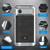iPhone Air Four-proof Metal Hybrid Silicone Phone Case - Silver