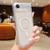 iPhone Air Frosted PC Hybrid TPU Magnetic Phone Case with AI Sensing Key - White