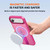 iPhone Air Fulcrum Standing Bracket MagSafe Phone Case - Rose Red