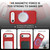 iPhone Air Gear Holder C MagSafe Phone Case - Red