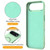 iPhone Air Gen1.5 Pivot Ring Holder TPU Hybrid PC Phone Case - Green