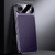iPhone Air Genuine Leather PC Phone Case - Dark Purple
