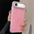 iPhone Air Gilded Colorful Shell Patterned TPU+IMD Phone Case - Pink