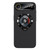 iPhone Air Glaze PC Camera Window Gyro Kickstand Magnetic Phone Case - Black