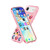 iPhone Air Glittering Crystal Red Heart Pattern Phone Case - Pink
