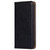 iPhone Air Gloss Oil Solid Color Magnetic Leather Phone Case - Black
