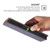 iPhone Air Gloss Oil Solid Color Magnetic Leather Phone Case - Black