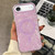 iPhone Air Gold-plated Shell Texture Magnetic Phone Case - Purple