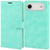 iPhone Air GOOSPERY MANSOOR DIARY 9 Card Slots Leather Phone Case - Mint Green