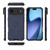 iPhone Air Grating Solid Color MagSafe Magnetic Phone Case - Dark Blue