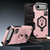iPhone Air Hexagon Armor Magnetic Holder Weighing Scale Phone Case - Pink