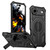 iPhone Air Hidden Metal Holder Magnetic Shockproof Phone Case - Black
