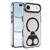 iPhone Air High Transparent MagSafe TPU Phone Case with 360 Degrees Rotating Ring Holder - Black