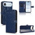 iPhone Air Honeycomb Dot Texture Leather Phone Case - Blue