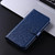 iPhone Air Honeycomb Dot Texture Leather Phone Case - Blue