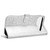 iPhone Air Honeycomb Dot Texture Leather Phone Case - Silver