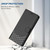 iPhone Air Honeycomb Embossing RFID Leather Phone Case - Black