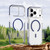 iPhone Air Ice Armor Magnetic PC Hybrid TPU Phone Case - Blue