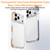iPhone Air Ice Armor PC Hybrid TPU Phone Case - White