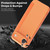 iPhone Air Imitate Liquid Skin Feel Leather Phone Case with Card Slots - Orange
