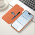 iPhone Air Imitate Liquid Skin Feel Leather Phone Case with Card Slots - Purple
