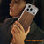 iPhone Air J TRIBE Metal Frameless Wood Texture MagSafe Phone Case - Walnut