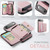 iPhone Air JEEHOOD J02 Magnetic Zipper Horizontal Flip Leather Phone Case - Pink