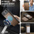 iPhone Air JEEHOOD J05 Business Magnetic Style RFID Leather Phone Case - Brown
