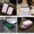 iPhone Air JEEHOOD J05 Business Magnetic Style RFID Leather Phone Case - Pink
