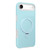 iPhone Air Jelly Liquid Silicone MagSafe Holder Phone Case - Baby Blue