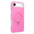 iPhone Air Jelly Liquid Silicone MagSafe Holder Phone Case - Rose Pink