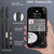 iPhone Air Kalebol Carbon Fiber MagSafe Phone Case - Black