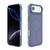 iPhone Air Kalebol Metal Lens Frame MagSafe Frosted PC Phone Case - Sierra Blue