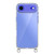 iPhone Air Kalebol Minimalist High Transparency Multi Color Rotating Lanyard Hole Phone Case - Silver