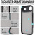 iPhone Air Kalebol Strong Magnetic MagSafe Ring 2 In 1 Split Leather Phone Case - Gray