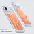 iPhone Air Kalebol Transparent Magnetic MagSafe Skin Feel Phone Case - Orange