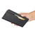 iPhone Air Knead Skin Texture Flip Leather Phone Case - Black
