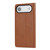 iPhone Air Knead Skin Texture Flip Leather Phone Case - Brown