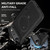 iPhone Air Knight Shield 360 Rotation Holder MagSafe RFID Leather Phone Case - Black